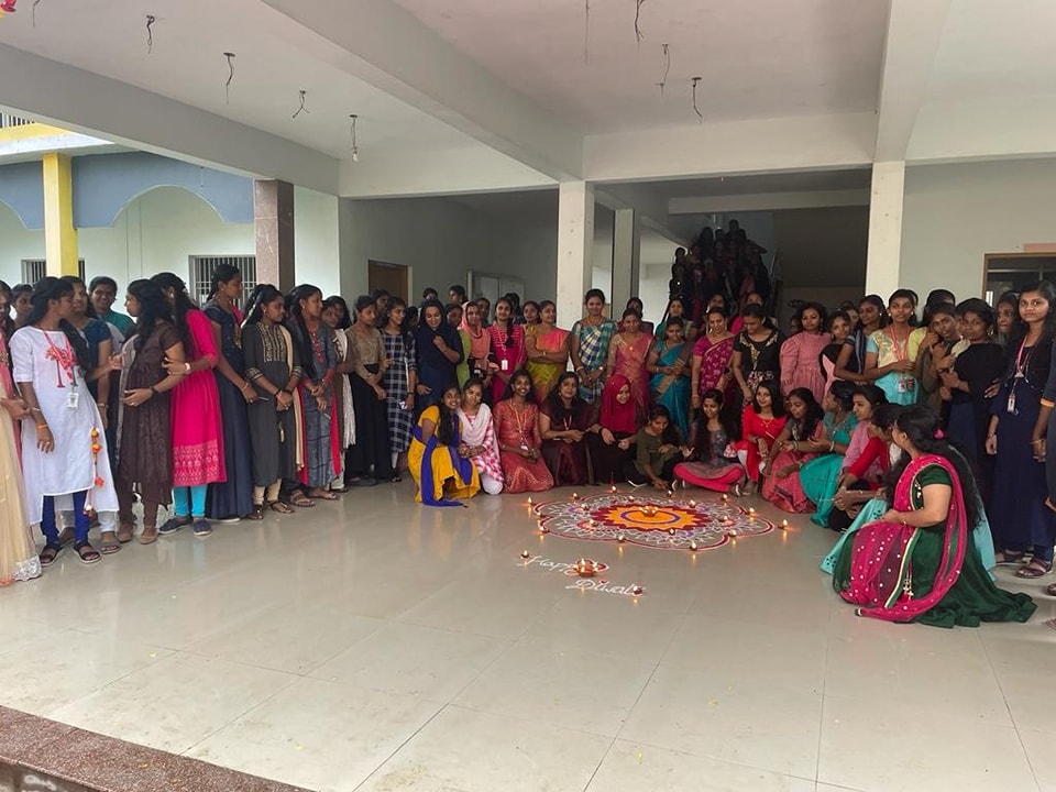 Diwali Celebrations 2022 at Arunachala College of Engineering for Women.
